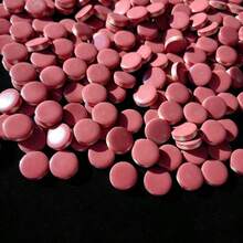 150g/Pack Solid Color Round Mosaic Tiles, Bright And Smooth, Suitable For Flower Pots, Photo Frames, DIY Decor Collage, Can Decorate Partial Wall, Easy To Match And Create Simple And Fresh Handmade Decorative Works - YHUZ - View 6