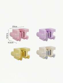 1pc Punch‑Free Mop Holder Wall Mount, Multifunctional Broom Organizer Rack For Bathroom Kitchen Home Storage,Bathroom Storage,Kitchen Accessories,Autumn Home Decor - Multicolor - View 11