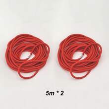1pc 5 Yards 2mm Soft Round Elastic Band Flat Rubber Band Waistband Elastic Rope For Mask Making - Multicolor - View 30