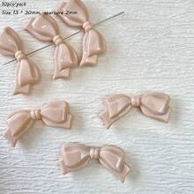 Solid Color AB Acrylic Small Fresh Bow, Loose Bead Bead Bead, Handmade DIY Mobile Phone Chain, Necklace Accessories - Multicolor - View 18