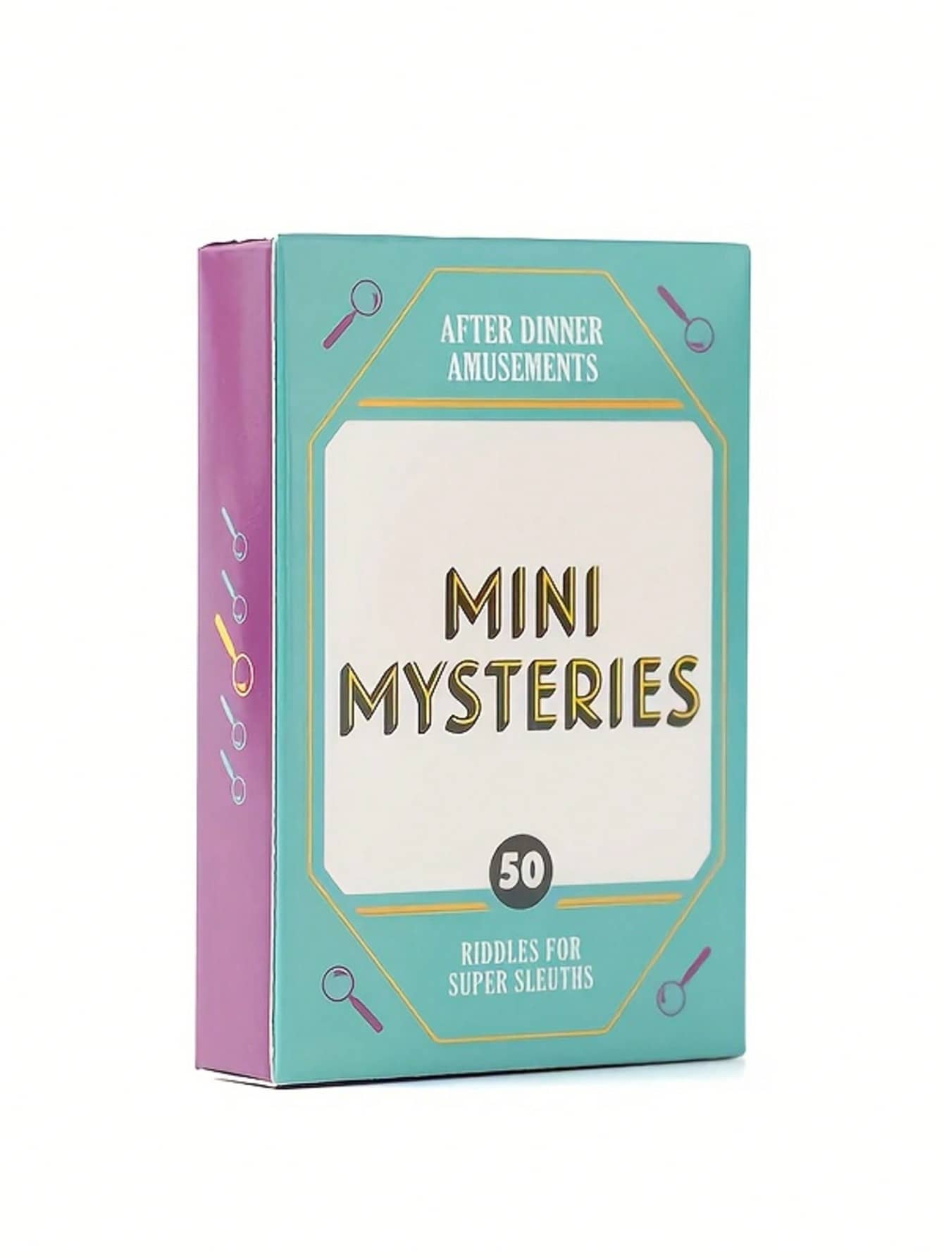 Exquisite Sturdy Paper Mini Mysteries Riddle Card Game Set, Brain‑Teasing Detective Deduction Puzzle Game For Adults Teens Family Game Night Friends Gathering Holiday Travel Entertainment - Multicolor - View 1