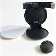 No-Drill Foldable/Rotatable Cup Holder Organizer | Adjustable Metal Bedside Shelf + Space-Saving Design | Hanging Cup/Coffee/Tea Storage Rack (Table/Wall 2-In-1 + Home/Dorm/Office/Car Space-Saver Essential) - Multicolor - View 13