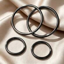 4pcs Invisible T-Shirt Hem Shortening Clips, Metal No-Sew Clothing Fastener Rings, Styling Buckles For Plus Size T-Shirts Waist, Dresses, Scarves - Multicolor - View 6