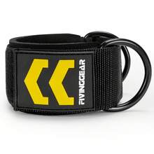 FIVING Ankle Straps For Cable Machine, Padded Adjustable Cuff Glute Leg Hip Kickback, Gym Workout Men Women - Multicolor - View 16