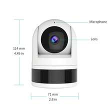 Tuya Smart Indoor Security Camera, 3MP HD WiFi & Bluetooth Home Surveillance Cam, Two‑Way Audio, Human Motion Tracking, Night Vision, APP Alarm Notification, Supports Up To 256G SD Card, For Pet & Home Monitoring - Multicolor - View 12