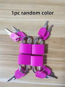 8/4/1pc Keyed Padlock, Suitable For Luggage Lock, Backpack Lock, Gym Locker Lock, Suitcase Lock, Classroom Matching Game, Padlock, Suitcase, Game, Padlock, Lock Box, Christmas - Multicolor - View 19