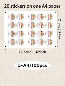 20-200pcs Custom Text Christmas Stickers, Personalized Holiday Labels Stickers, Festive Christmas Gift Wrap Decor, Customized Name Christmas Labels, Customizable Gift Packaging Stickers, Holiday Party Decor, Christmas Gift Accent, Gift Tags Stickers - Style F - View 7