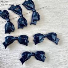 Solid Color AB Acrylic Small Fresh Bow, Loose Bead Bead Bead, Handmade DIY Mobile Phone Chain, Necklace Accessories - Multicolor - View 15