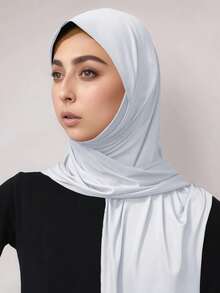 Awegeo Women's Solid Color Headscarf Hat - Multifunctional Fashionable Brimless Hat, Suitable For Outdoor Casual Wear, Features Dust-Proof Design, Warmth And Insulation, And Convertible To Scarf - Hijab - View 5