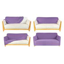 POLIGONO Sofa Slipcovers - Dusty Purple - View 11
