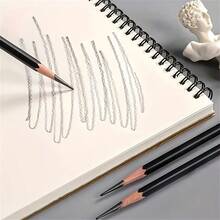 A4/16K/A5/A6 2 Sketchbooks + 2 Colored Pencils, Top Spiral Bound, 30 Pages Per Book, Suitable For Drawing Set, Suitable For Writing Artists - Yellow - View 9