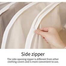 40pcs Transparent PEVA Garment Dust Cover, With Flip-Top Clothing Storage Bag, Dustproof & Moisture-Proof For Suits, Jackets, Wardrobe - Multicolor - View 12