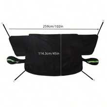 All-Season Vehicle Snow Shield Cover - Multi-Layer Anti-Freeze, Sun Protection, Frost Protection Glass Cover, Suitable For Cars, Trucks, SUVs - Fits Most Vehicles, Winter Vehicle Protection, Fashionable Car Cover, Durable Car Cover Suitable For Winter Large Magnetic Frost Cover, Side Window Frost Cover, Oxford Fabric - High Strength, - Easy Installation - Multicolor - View 3