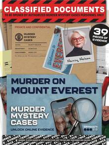 Mount Everest - Mystery Game For Adults On Date/Game Night 39 Evidence, 150 Min, 1-10 Players, 3/5 Difficulty. Unsolved Cold Case File For Date Nights, Detective Fans And Groups. - Multicolor - View 1