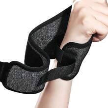 1pc Women's Soft Thumb Compression Wrist Support Band, Suitable For Sports, Work, Typing, Sleeping - Left - View 7