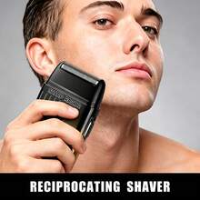 HIENA Portable Electric Shaver For Men, Reciprocating Foil Razor, USB Rechargeable Cordless Beard Trimmer, Gradient Color Mini Travel Shaver, Men Grooming Tool, Ideal Gift For Him - Multicolor - View 9
