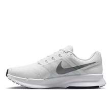 Nike 新款運動鞋 Run Swift 3 男士緩震輕便透氣健身跑步鞋 - 白色/灰色 - 查看 3