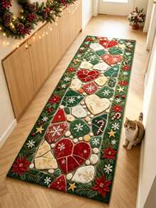1pc Colorful Stone Modern Style Rug, Decorative Carpet, Bedroom Decor, Small Rug, Carpet, Home Decor, Living Room Rug, Living Room Small Rug, Bedroom Carpet, Living Room Home Decor, Outdoor Rug, Washable Carpet - Multicolor 1 - View 4