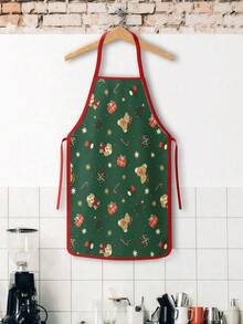 2pcs Christmas Apron, Christmas Gift, Suitable For Kitchen Cooking, Festivals And Parties. It's Also A Great New Year Gift To Give To Friends. - Multicolor - View 6