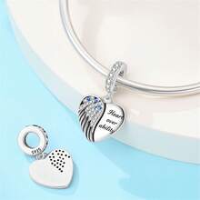 1PC Fantasy Mixed Theme Charms 925 Silver Plated Colorful Enamel Rhinestone Engraved Pendant Beads For Women DIY Bracelet Daily Party Jewelry Gift - Silver - View 10
