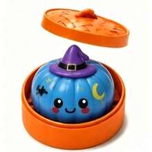 Halloween Pumpkin Squeeze Fidget Toy Set, Cute Squish Stress Relief Decor, ASMR Decompression Ornament, Holiday Thanksgiving Birthday Party Desktop Display For Teens & Adults - Multicolor - View 9