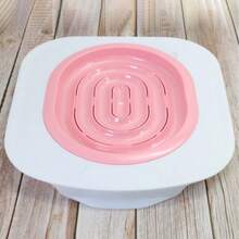 Cat Toilet Training Seat, Reusable Pet Cat Litter Alternative Training Kit, Gradual Inner Ring Reduction Training System, Suitable For Indoor Cats, Home Bathroom Toilet Squatting Training Supplies, Can Replace Cat Litter Box - Multicolor - View 10
