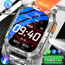 GUHUAVMI 1pc 2026 New Outdoor Sports Smart Watch For Men, 1400mAh Ultra-Large Battery Capacity, Dual-Color LED Flashlight, 2.01-Inch HD Full Touch Screen, Supports SOS Flashing Mode, Sound Alarm Mode, Bluetooth Calling, Voice Assistant, Reminder Function, IPX8 Waterproof, GPS Sports Tracking, 100+ Sports Modes, Health Monitoring Smart Watch Compatible With IPhone And Android - View 13