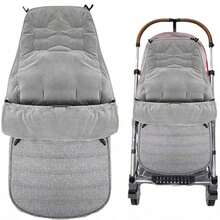 Baby Stroller Sleeping Bag Footmuff - Grey - View 6