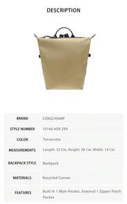 Longchamp Le Pliage Xtra Solid Color Women's Crossbody Bag 10166 HSR 299 - Terracotta 10166 HSR 299 - View 9