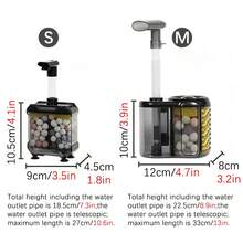 Electric Sponge Aquarium Filter, Mini Fish Tank Water Purifier, Bio-Foam Filter With Built-In Filter Media, Adjustable Flow And Telescopic Tube, Suitable For Small Aquarium Oxygen Aeration Circulation Filter - Filter Media & Consumables - View 2