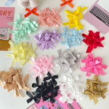 50pcs/Pack Colorful Ribbon Bows For Gift Packaging, Craft Cards, Hair Accessories, Jewelry Bows, Wedding Party Decor, Christmas Decor, Room Decor, Home Decor - View 5