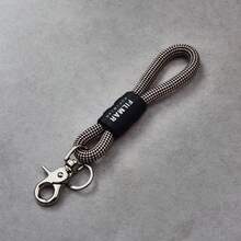 Multifunctional Braided Rope Keychain 10-In-1 Wrist Strap, Equipped With Heavy Duty Climbing Carabiner Clip, Suitable For Camping Hiking Outdoor Daily Use, Men & Women Outdoor Enthusiasts, EDC Durable Hanging Rope, Camera Water Bottle Key Earphone Case Bag Pendant - Multicolor - View 36