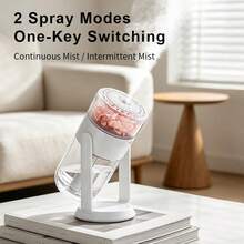 280ml New Eternal Flower Oscillating Humidifier Atmosphere Light, Home USB Plug-In Atmosphere Light, Car-Mounted, Indoor Air Humidifier Light - USB Version - View 5