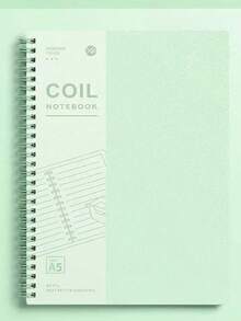 B5 Morandi Color Spiral Notebook, Fresh Literary Style, Durable Spiral-Bound Notebook For College Students, Exam Preparation And Note-Taking - Notebook - View 3