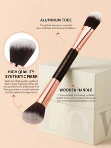 docolor 6-Piece Double-Ended Eye Brush Set, With 12 Versatile Tips, The Perfect Tool For Shading, Defining, And Blending, Ideal For Travel, While The Ultra-Soft Bristles Ensure Comfortable, Streak-Free Application Every Time, Complete Eye Makeup Artistry - Black - View 4