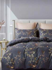 Women's Ranforce Double Duvet Cover Set Sheet Sets - Brown - View 1