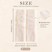 Personalized Wedding Hand Veil, Custom Sheer Organza Handfasting Ribbon,Romantic Wedding Ceremony Gift, Custom Bride Groom Handfasting Veil - Multi-color Wedding Veil - View 9