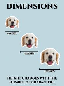 Custom Pet Portrait Stickers, Personalized Dog And Cat Face Photo Stickers, Waterproof Die-Cut Vinyl Decals In Multiple Sizes, Pet Photo Labels For Parties, Events, Gift Bags, Envelopes, Invitations, Scrapbooks, Tumblers, Laptops And DIY Crafts - Multi-color C - View 4