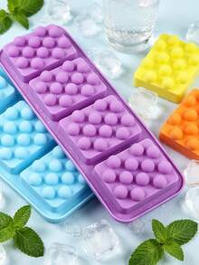 4-Cavity Massage Soap Silicone Mold, Rectangular Raised Texture Design For Handmade Soap, Bath Bars, Shampoo Bars & Aromatherapy Soap, Easy Release - Multiple Styles - View 4