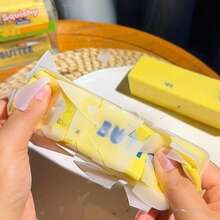 Christmas Butter Stick Realistic Crispy Strip - Large Squeeze Toy, Soft Compressible Plaything, Desktop Collectible Decor, Holiday Gift Fun Small Item Super Realistic Oversized Toy - Gift For Friends And Family - Multicolor - View 5