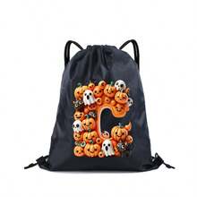 1Pc Halloween Backpack For Men & Women, Multifunctional Waterproof Sports Bag, Lightweight Gym Daypack For Running Fitness, Phone Storage Pocket - Multicolor - View 6