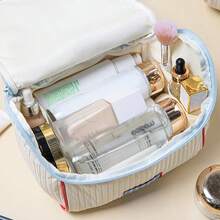 1 buah Tas Kosmetik Rumah Lucu, Tas Penyimpanan Genggam Lembut Kapasitas Besar, Tas Mandi Perjalanan Portabel Berkualitas Tinggi - MultiWarna - View 10