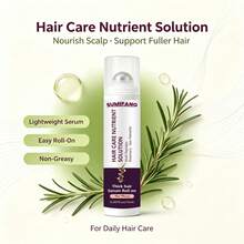 SUMIFANG Plant Extract Hair Care Rollerball Essence, Rosemary, Castor Oil And Multiple Plant Ingredients, Rollerball Design For Precise Root Care, Nourishes Scalp And Hair Roots, Improves Fine And Flat Hair Texture, Refreshing And Fast-Absorbing Texture, 15ml - Full Size - View 4