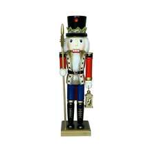 DOWMOO 35cm Gingerbread Man Chef Calendar Nutcracker Soldier Christmas Decoration Figurine - Multicolor - View 14