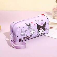 SANRIO Pencil Case Large Capacity Stationery Bag, Portable Makeup Organizer, Portable Canvas Storage Bag, Storage Bag, Back To School Essential - Multicolor - View 6