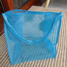 1pc/4pcs Mesh Beach Bag, Large Capacity, Multi-Functional Travel Shoe Bag, Clothing, Swimwear Shoulder Handbag Storage Bag - Multicolor - View 6