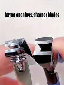 Professional Stainless Steel Hard Toenail Clippers, Extra Large Opening, Easy To Trim, Premium Material, Ergonomic Design, Comfortable Grip, Waterproof, Ultra Sharp, Durable - Suitable For Thick Hard Toenails, Classic Style - Multicolor - View 6