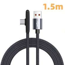 66W USB A 转 Type-C 充电线，3.3 英尺/4.9 英尺/6.6 英尺 USB-C 快速充电线，兼容 17/16/15/14、Pro 12.9/11、Air 4/5、Mini 6、Moto G、Pixel 等 USB-C 设备 - 彩色 - 查看 12