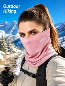Thickened Cold-Proof Neck Warmer Scarf, Windproof Face Mask, Fleece Face Mask Scarf, Unisex Warm Ski Mask, Balaclava, Outdoor Skiing, Cycling, Hiking, Running, Horse Riding, Autumn/Winter Cold Weather Sports Running Accessories - Multicolor - View 5