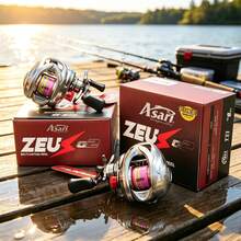 Water Drop Fishing Reel 7.1:1 Gear Ratio 4+1 Bearings 8kg Drag, Suitable For Beginners And Experienced Anglers - Silver - View 1